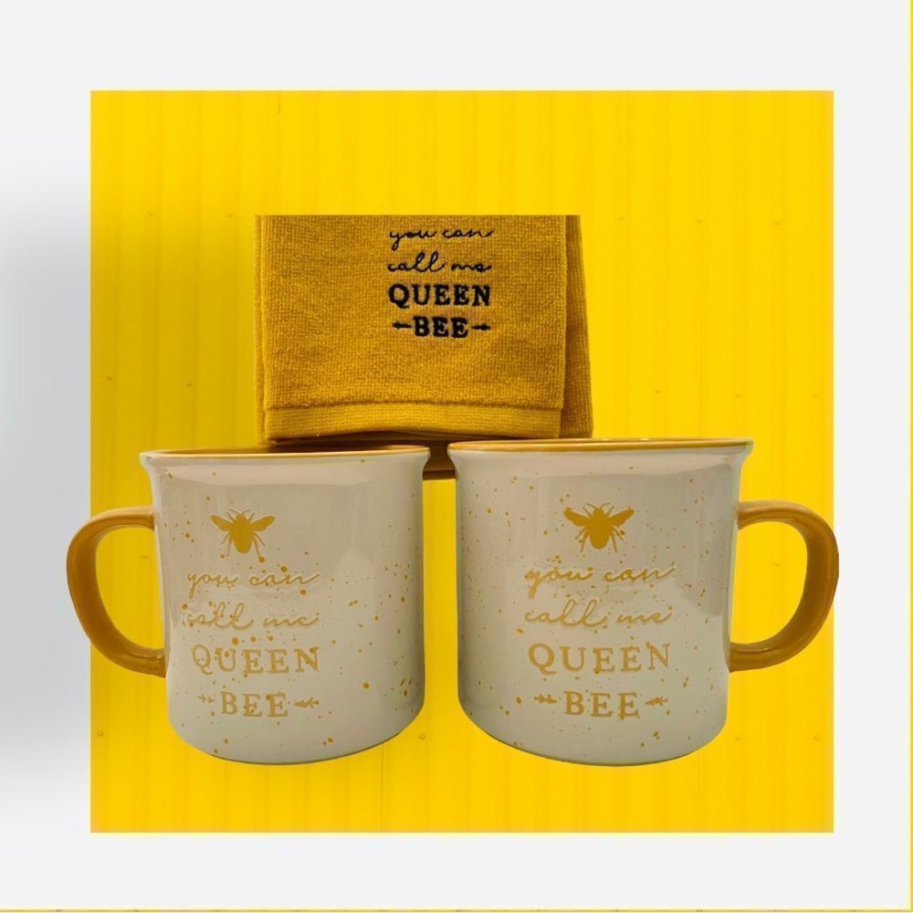 QUEEN BEE MUG 4 PIECE SET